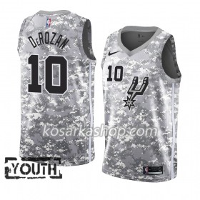 Dres San Antonio Spurs DeMar DeRozan 10 Nike 2018-19 Siva Swingman - Dječji